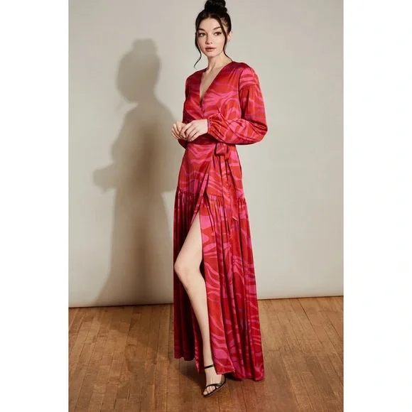 Hutch | Dresses | Anthropologie Hutch Ciara Maxi Wrap Dress Gown Formal  Dressy Shopbop Nwt | Poshmark